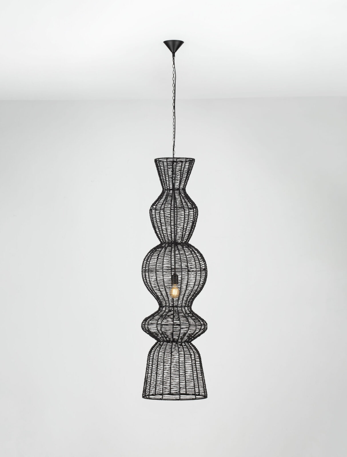 Полилей Nova Luce BREENA 9586660 черен детайл 3
