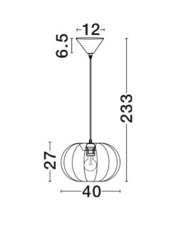 Полилей Nova Luce DELINA 9586669 бял детайл 6