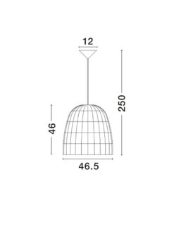 Полилей Nova Luce DESTIN 9586671 сив детайл 7