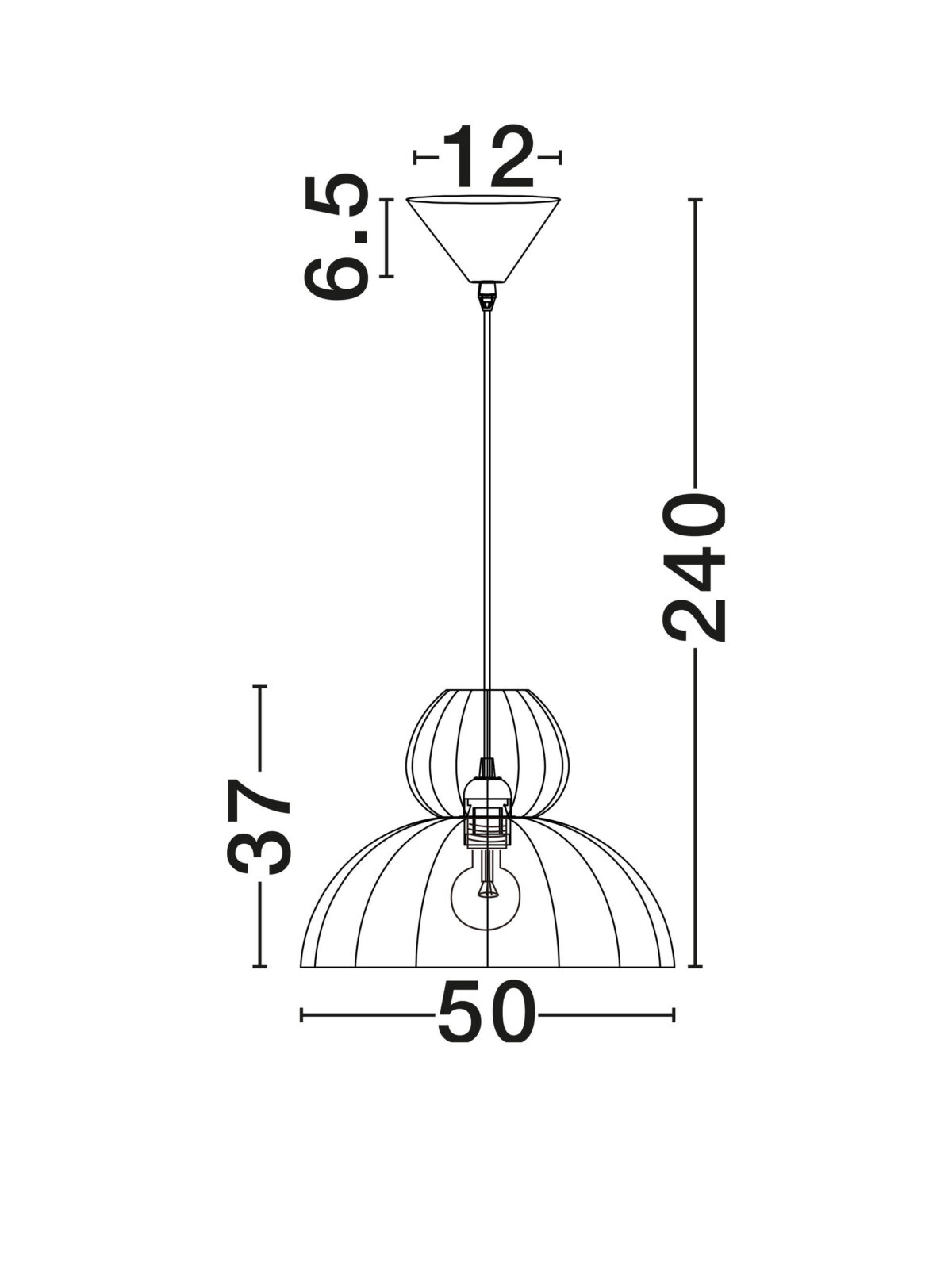Полилей Nova Luce DELINA 9586672 бял детайл 6