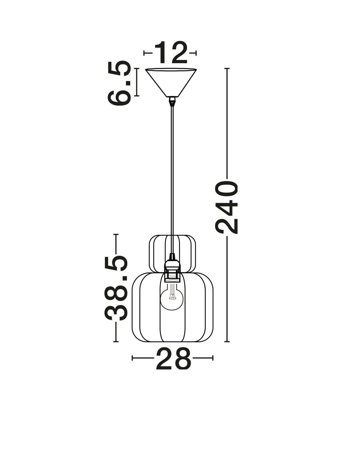 Пендел Nova Luce DELINA 9586673 бял детайл 5
