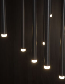 Полилей Nova Luce GIONO 9601012 черен детайл 5