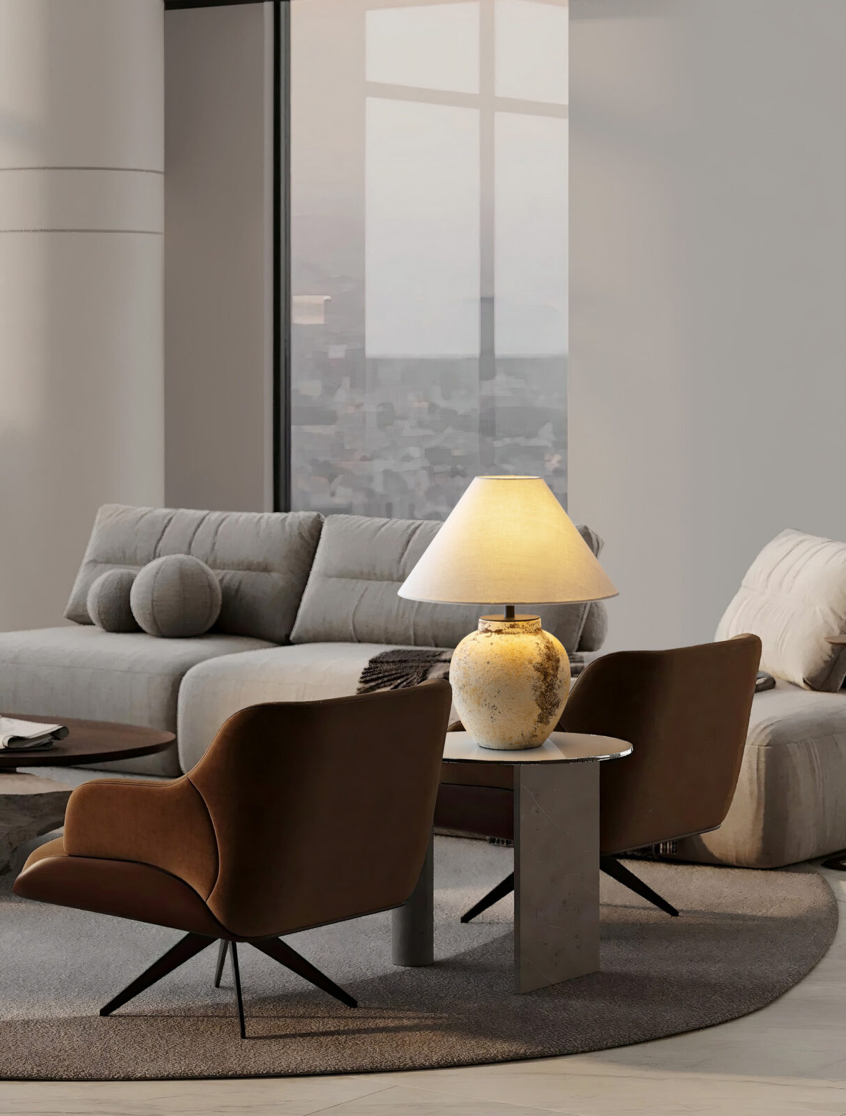 Настолна лампа Nova Luce LUPE 9620180 черен