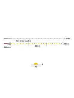 LED лента Nova Luce D2W 9621536 в интериор