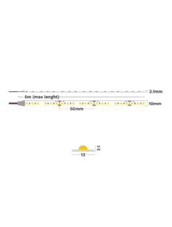 LED лента Nova Luce TW 9621537 в интериор