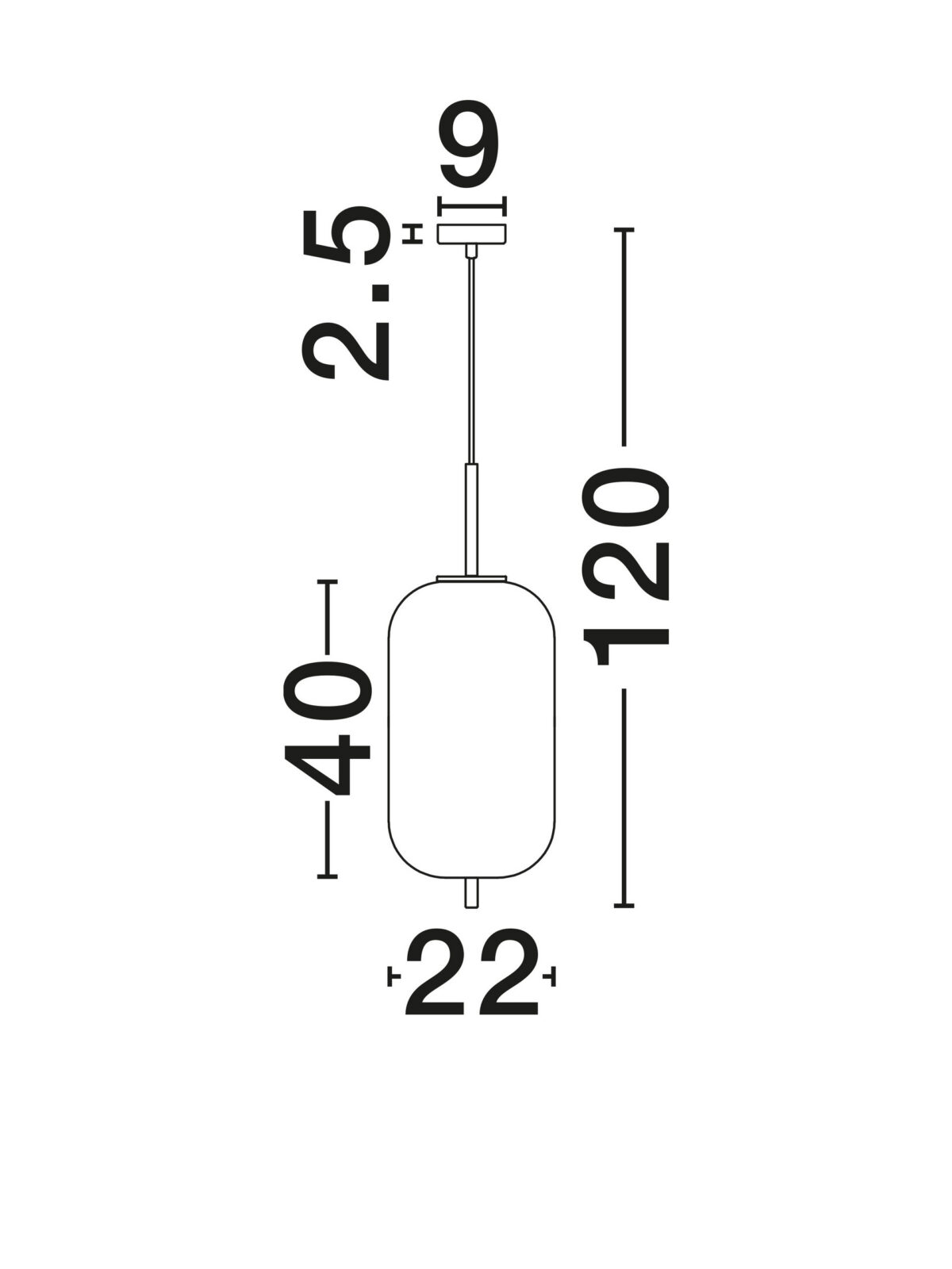 Пендел Nova Luce LATO 9624062 бял детайл 5