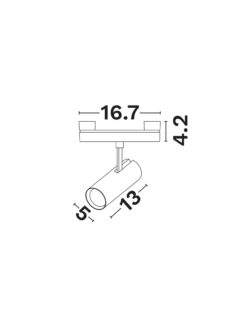 Магнитно тяло Nova Luce SYMMETRIC 9680104 черен детайл 2