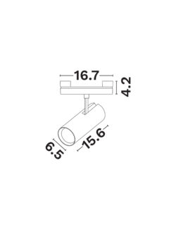 Магнитно тяло Nova Luce SYMMETRIC 9680105 черен детайл 2