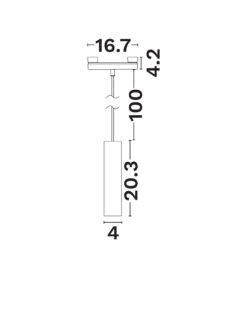 Магнитно тяло Nova Luce SYMMETRIC 9680113 черен детайл 2