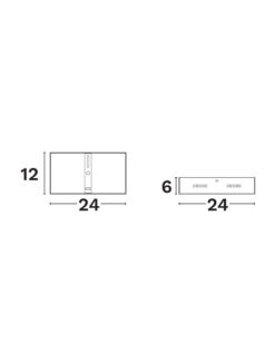 Кутия за захранване Nova Luce SYMMETRIC 9680119 черен в интериор