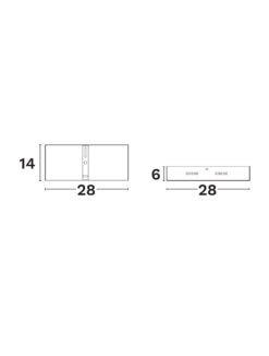 Кутия за захранване Nova Luce SYMMETRIC 9680120 черен в интериор