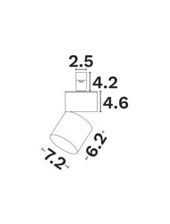 Магнитно тяло Nova Luce CHROMA 9680129 черен детайл 4