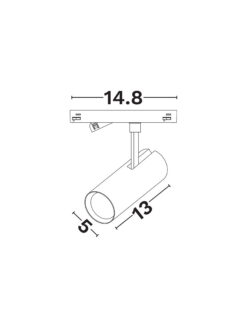 Магнитно тяло Nova Luce GLOW 9680152 черен детайл 2