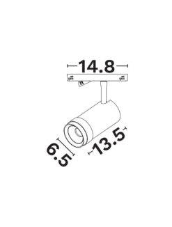 Магнитно тяло Nova Luce GLOW 9680154 черен детайл 2
