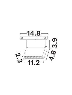 Магнитно тяло Nova Luce GLOW 9680159 черен детайл 2