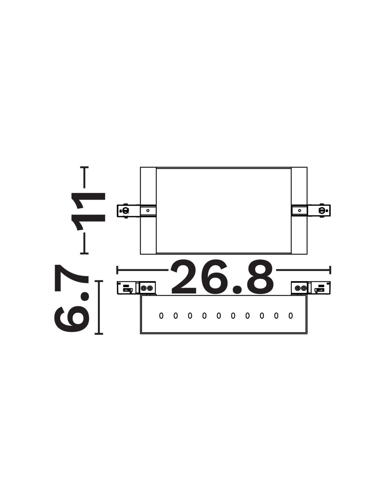 Кутия за захранване Nova Luce GLOW 9680168 черен детайл 2