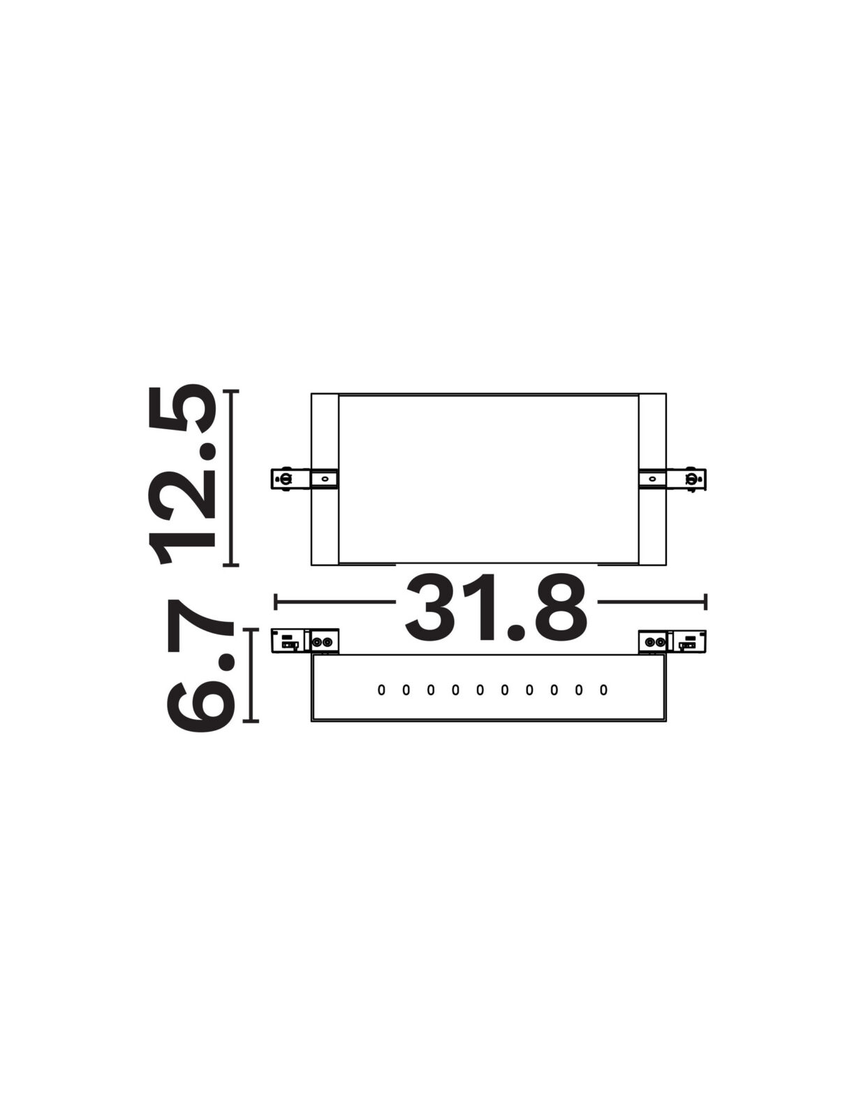 Кутия за захранване Nova Luce GLOW 9680169 черен детайл 3