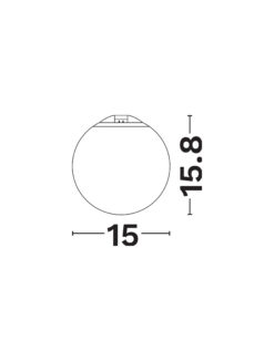 Магнитно тяло Nova Luce SYMMETRIC 9680192 черен детайл 2