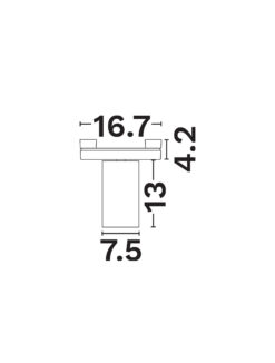 Магнитно тяло Nova Luce SYMMETRIC 9680206 черен в интериор