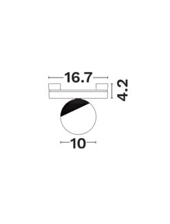 Магнитно тяло Nova Luce SYMMETRIC 9680212 черен детайл 3