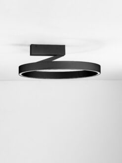 Плафониера Nova Luce ADALIZ 9695125 черен детайл 2