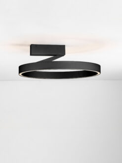 Плафониера Nova Luce ADALIZ 9695125 черен детайл 3