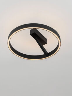Плафониера Nova Luce ADALIZ 9695125 черен детайл 4