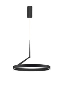Полилей Nova Luce ADALIZ 9695127 черен в интериор