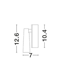 Аплик Nova Luce TICO 9695149 сребърен детайл 7