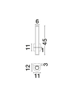 Аплик за баня Nova Luce LUCA 9695338 златист детайл 5