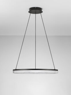 Полилей Nova Luce LONELA 9695503 черен детайл 2