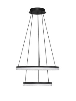 Полилей Nova Luce LONELA 9695504 черен в интериор