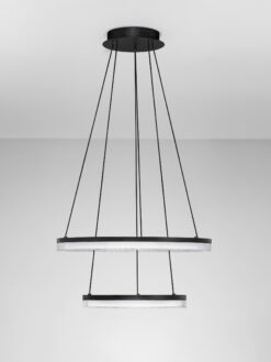 Полилей Nova Luce LONELA 9695504 черен детайл 2