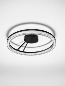 Плафониера Nova Luce LONELA 9695508 черен детайл 2