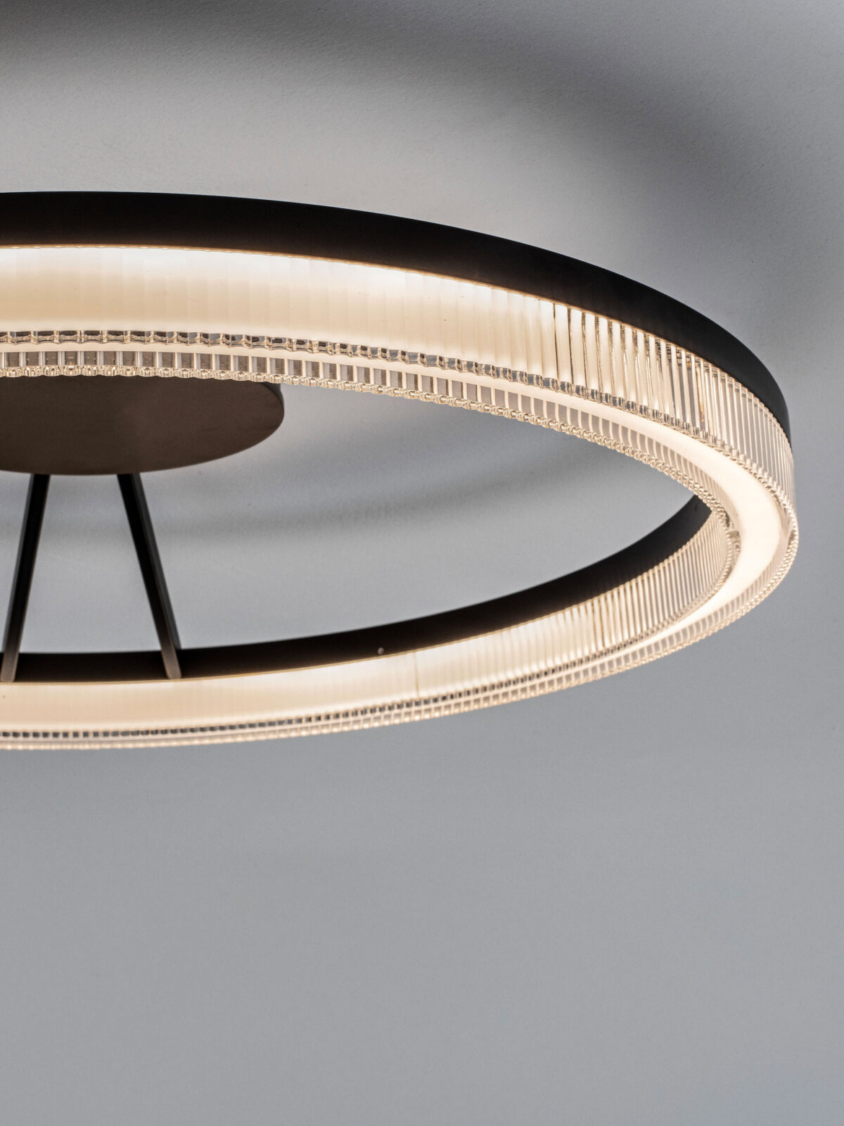 Плафониера Nova Luce LONELA 9695508 черен детайл 4
