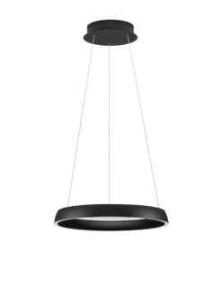 Полилей Nova Luce OVIA 9695702 черен в интериор