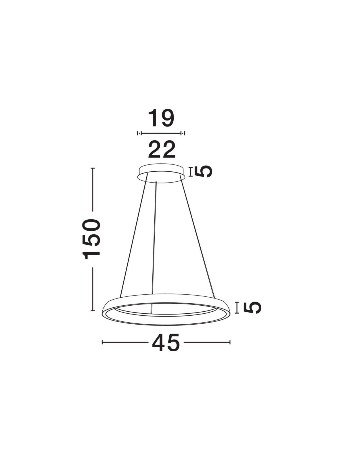Полилей Nova Luce OVIA 9695702 черен детайл 6