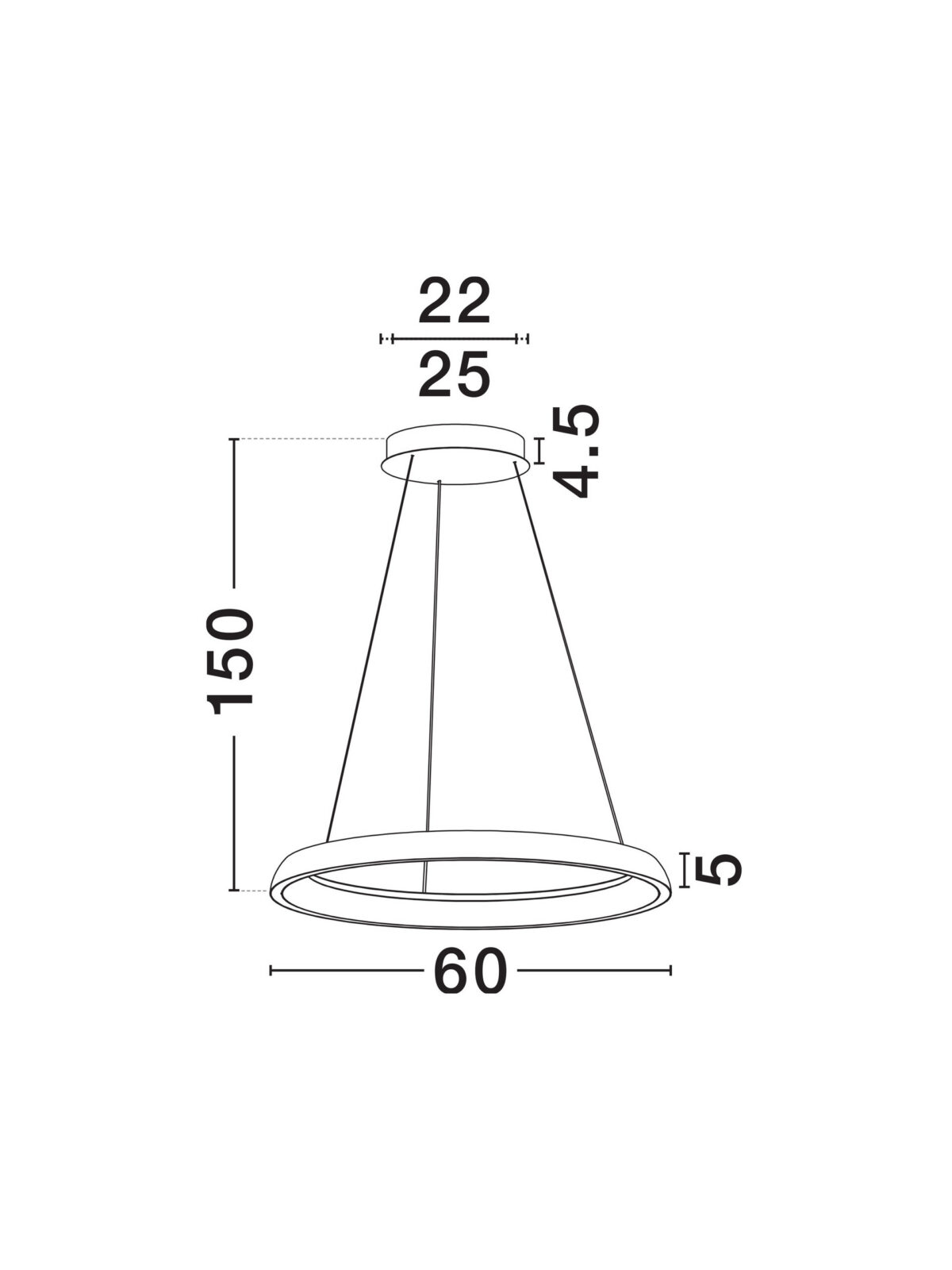 Полилей Nova Luce OVIA 9695704 черен детайл 6
