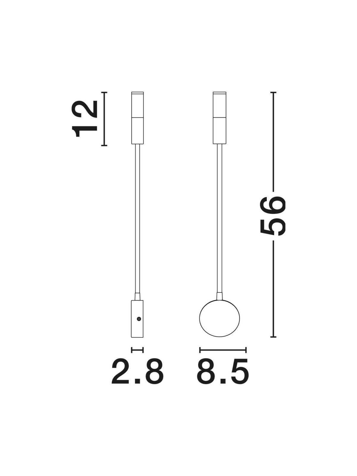 Аплик Nova Luce SONICA 9701621 бял детайл 7