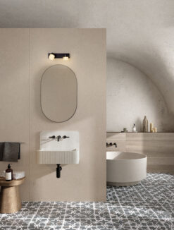 Аплик за баня Nova Luce TEKO 9701622 черен