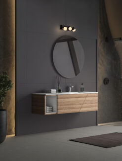 Аплик за баня Nova Luce TEKO 9701623 черен