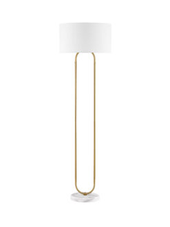Лампион Nova Luce MILENA 9780109 бял в интериор