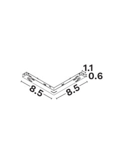 Конектор Nova Luce MINIMAL 9810026 бял в интериор