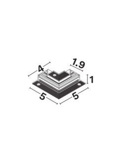 Конектор Nova Luce MINIMAL 9810028 бял в интериор