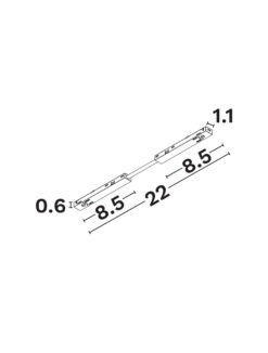 Конектор Nova Luce MINIMAL 9810032 бял в интериор