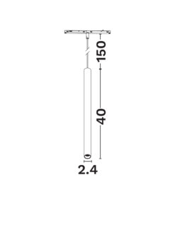 Магнитно тяло Nova Luce MINIMAL 9810050 черен детайл 2