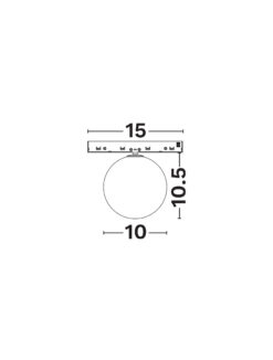 Магнитно тяло Nova Luce MINIMAL 9810056 черен детайл 2