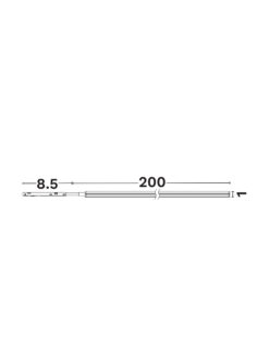 Магнитно тяло Nova Luce MINIMAL 9810059 черен в интериор