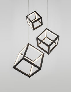 Полилей Nova Luce GABBIA 9818231 черен