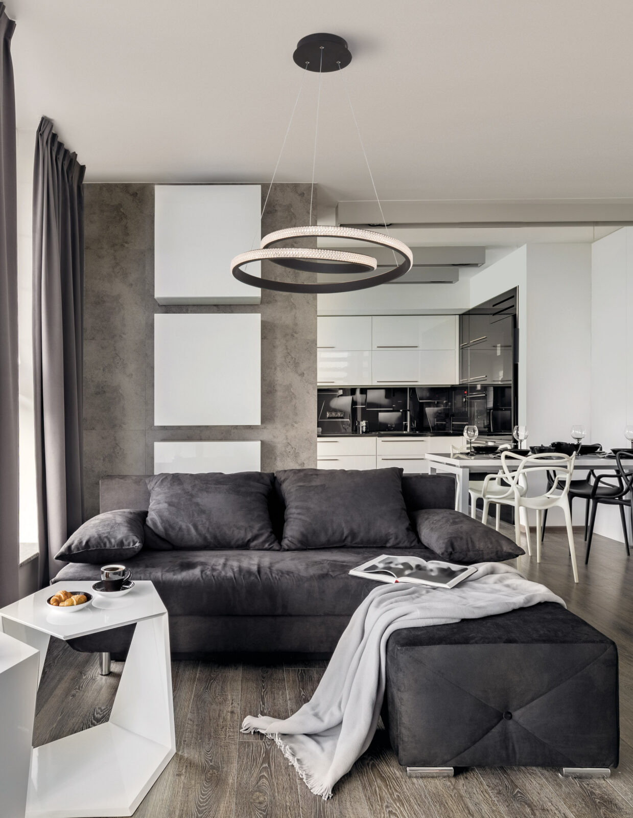 Полилей Nova Luce GRANIA 9818511 черен